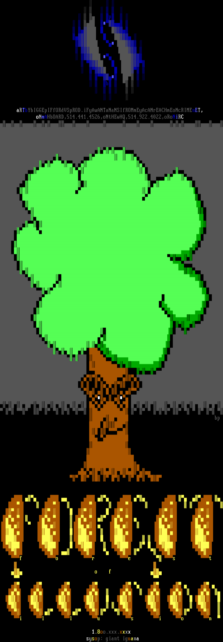 Forest of Illusion ANSi by Bigge Pif