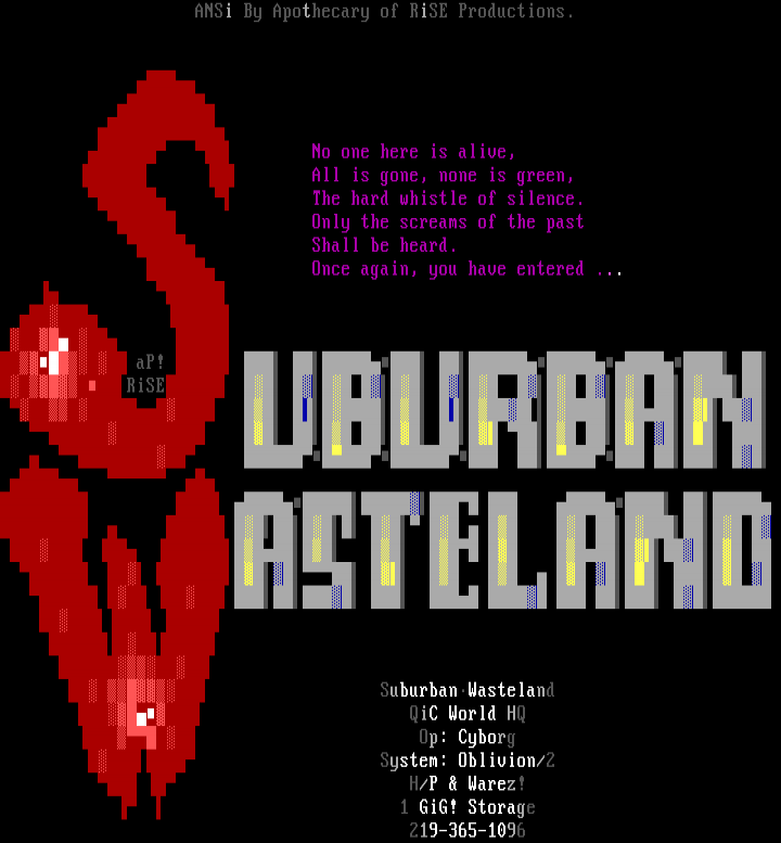 Suburban Wasteland by Apothecary